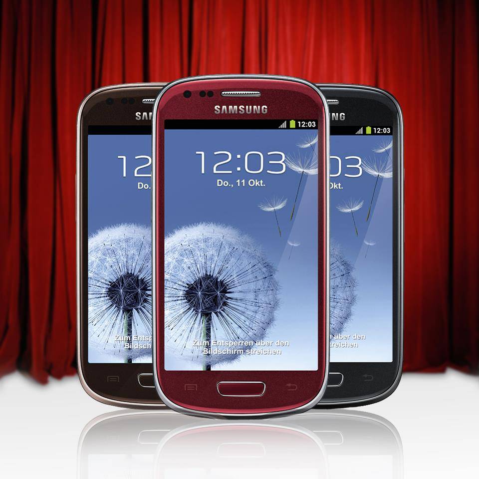 Samsung Galaxy S3 Mini in drei neuen Farben